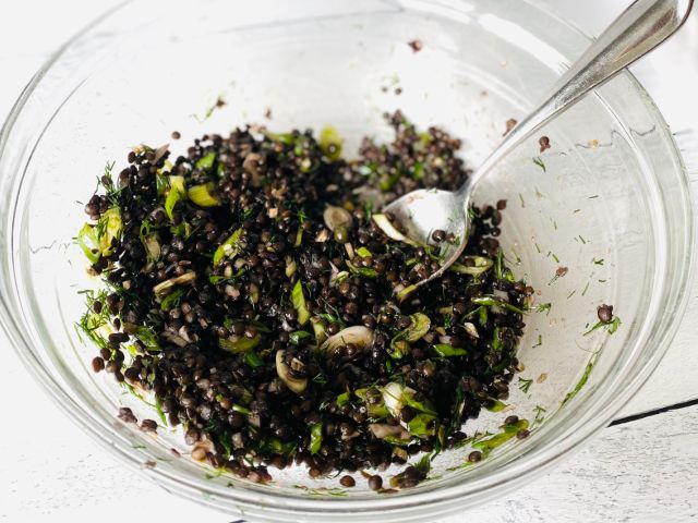 Beluga Lentil “Caviar”