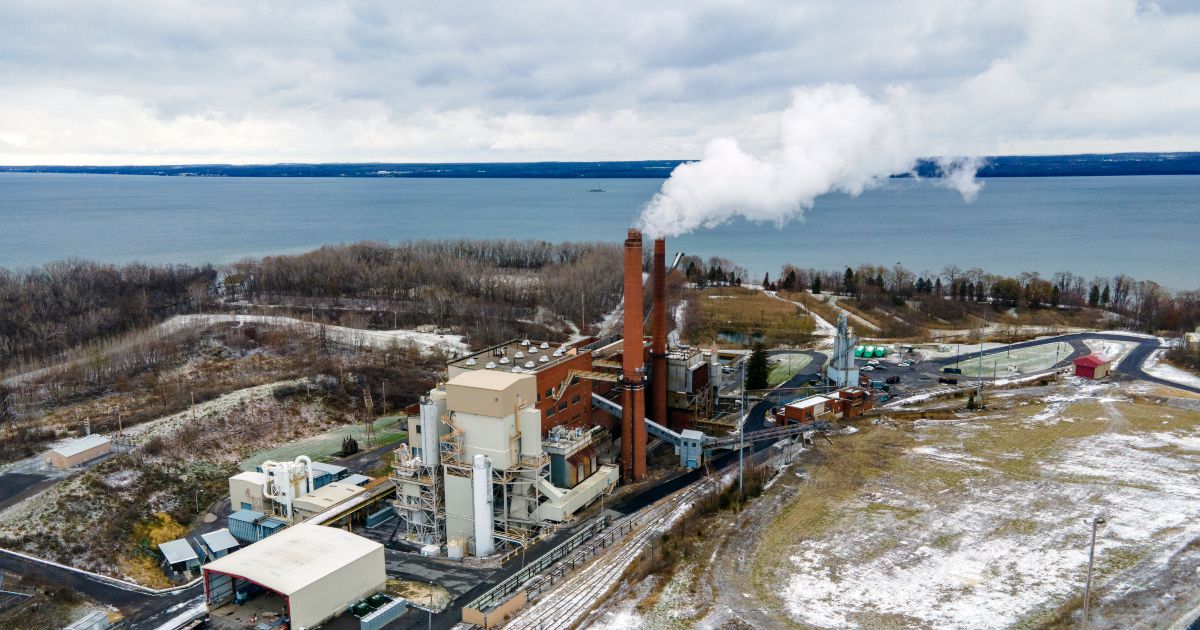 Former coal plant, turned Greenidge crypto mine in Dresden, N.Y.