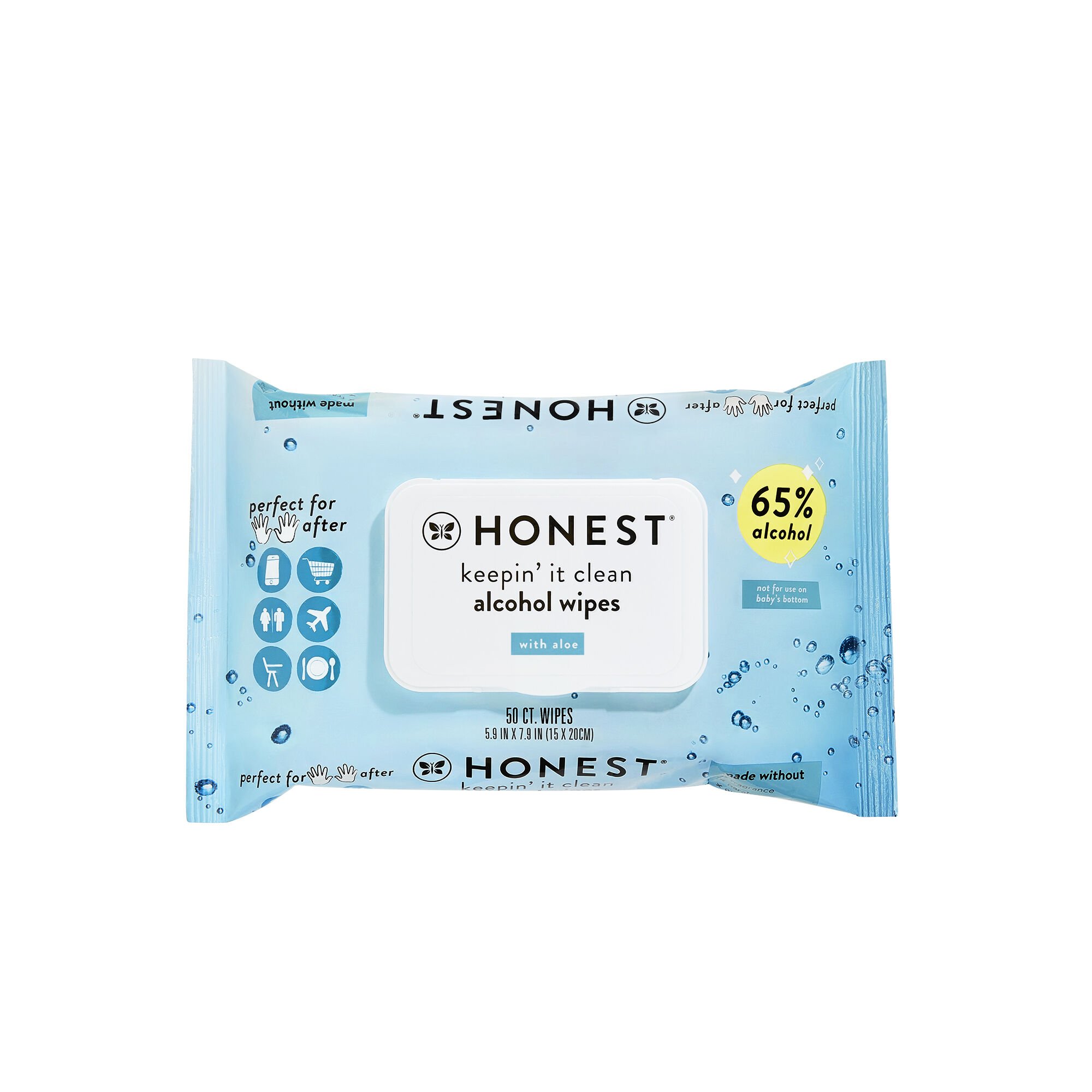Honest Sanitizing Wipes, Free and Clear